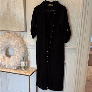 Chic Black Long Sleeve Dress